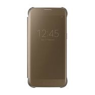 Samsung EF-ZG930CFEGWW Gold Clear View Fonksiyonel Telefon Kılıfı
