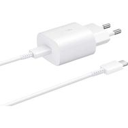Samsung Fast Charging 25W Type-C Çıkışlı Beyaz Kablolu Şarj Aleti