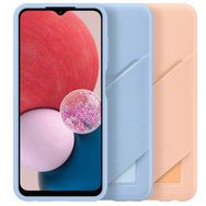 Samsung Galaxy A13 Kart Yuvalı Mavi Kılıf