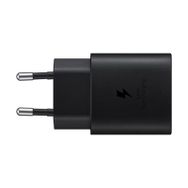 Samsung Galaxy A21 25w Siyah Type-C Fast Şarj Adaptörü