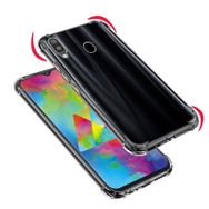 Samsung Galaxy A30 Kenar Şeffaf Antişok Uyumlu Silikon Kılıf