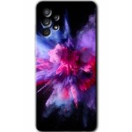 Samsung Galaxy A32 4G HD Desen Baskılı Arka Kapak - Color Splash Purple Kılıfı
