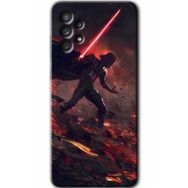 Samsung Galaxy A32 4G HD Desen Baskılı Arka Kapak - Darh Vader Wars Kılıfı