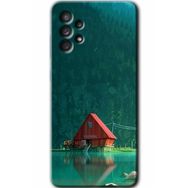 Samsung Galaxy A32 4G HD Desen Baskılı Arka Kapak - House In Woods Kılıf