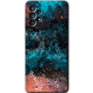 Samsung Galaxy A32 4G HD Desen Baskılı Arka Kapak - Liquid Colorfull Kılıf