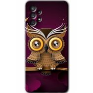 Samsung Galaxy A32 4G HD Desen Baskılı Arka Kapak - Owl Bird Branch Kılıf