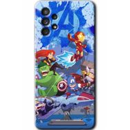 Samsung Galaxy A52 HD Desen Baskılı Arka Kapak - Avengers Cartoon Kılıf