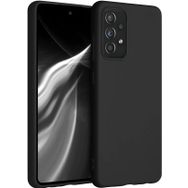 Samsung Galaxy A52s İnce Mat Esnek Silikon Siyah Kılıf