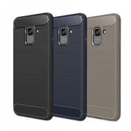 Samsung Galaxy A8 Plus 2018 Karbon Fiber Room Silikon Kılıf