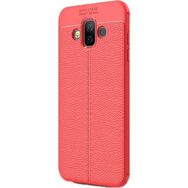 Samsung Galaxy J7 Duo Niss Deri Dokunuşlu Silikon Kılıf