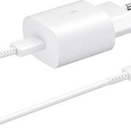 Samsung Galaxy M01S Fast Charging 25W Type-C Çıkışlı Kablolu Siyah Şarj Aleti