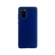 Samsung Galaxy M02s Lacivert Uyumlu Silikon Kılıf