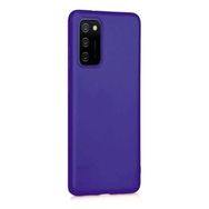 Samsung Galaxy M02s Mavi Uyumlu Silikon Kılıf