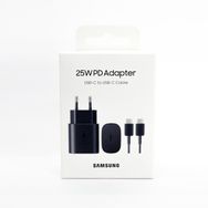 Samsung Galaxy M33 5G Fast Charging 25W Type-C Çıkışlı Kablolu Siyah Şarj Aleti