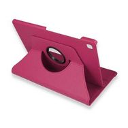Samsung Galaxy P610 Tab S6 Lite 10.4 Pembe 360 Tablet Deri Kılıf