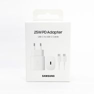 Samsung Galaxy S10 5G Fast Charging 25W Type-C Çıkışlı Kablolu Beyaz Şarj Aleti