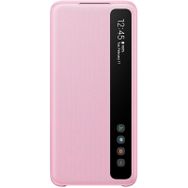 Samsung Galaxy S20 Clear Pembe View Kılıf