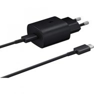 Samsung Galaxy S20 Fe 5G Fast Charging 25W Type-C Çıkışlı Kablolu Siyah Şarj Aleti