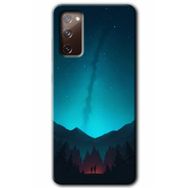 Samsung Galaxy S20 FE Hd Desen Baskılı Night Fores Mount Arka Kapak Kılıf