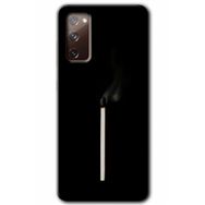 Samsung Galaxy S20 FE Hd Desen Baskılı Sönmüş Kibrit Arka Kapak Kılıf