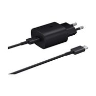 Samsung Galaxy S20 Ultra Fast Charging 25W Type-C Çıkışlı Kablolu Siyah Şarj Aleti