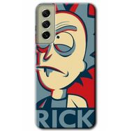 Samsung Galaxy S21 FE Hd Desen Baskılı Rick News Arka Kapak Kılıf