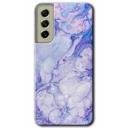 Samsung Galaxy S21 FE Hd Desen Baskılı Spots Lilac Arka Kapak Kılıf