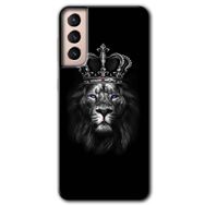 Samsung Galaxy S21 King Lion Baskılı Uyumlu Silikon Kılıf