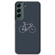 Samsung Galaxy S22 - Bike Kılıf HD Desen Baskılı Arka Kapak