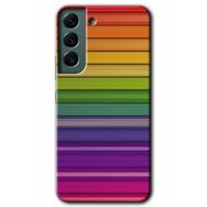 Samsung Galaxy S22.- Colorful Lines Kılıf HD Desen Baskılı Arka Kapak