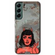 Samsung Galaxy S22- Devil Girl Kılıf HD Desen Baskılı Arka Kapak