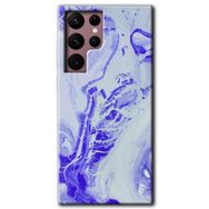Samsung Galaxy S22 Kılıf HD - Cranny Liquid Wall Desen Baskılı Arka Kapak