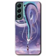 Samsung Galaxy S22 Kılıf HD - Dragon Snake Desen Baskılı Arka Kapak