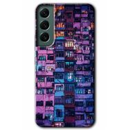 Samsung Galaxy S22- Şehir Görünümü Kılıf HD Desen Baskılı Arka Kapak