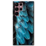 Samsung Galaxy S22 Ultra Kılıf HD - 9D Tüyler Desen Baskılı Arka Kapak