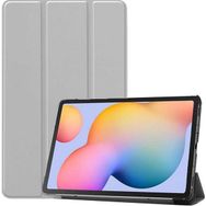 Samsung Galaxy Tab S6 Lite P610 Htstore Smart Kapak Standlı 1-1 - Gri Kılıf