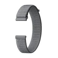 Samsung Galaxy Watch 4-5 Kumaş 20 mm S -M Gri Kordon