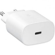 Samsung Galxy A70 Type-C 25W Beyaz Fast Şarj Adaptörü