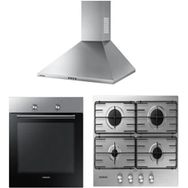 Samsung NV60K3110BS - NK24M3050PS - NA64H3110AS 3'lü Gri Ankastre Set