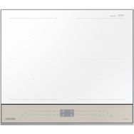Samsung NZ64B5067YY/U1 60 cm Bespoke Slim Fit İndüksiyonlu Beyaz Cam Ankastre Ocak
