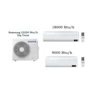 Samsung WindFree Multi 23200 BTU 1 Dış + 2 İç Ünite 9+18 Duvar Tipi Klima