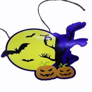 Samur 2 m Balkabağı Şekilli Asmalı Halloween Flama Banner Afiş