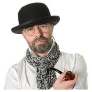 Samur 58 cm Siyah Renk Yetişkin Boy Retro Bowler Derby Şapkası