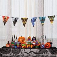 Samur 8'li 3 m Halloween Flama Bayrak Banner Cadılar Bayramı Süs