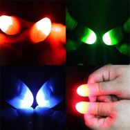 Samur Led Işıklı Renkli Sihirli Işıklı 1 Adet Şaka Parmak