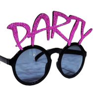 Samur Party Yazılı Fuşya Renk 15x7 cm Parti Gözlüğü