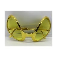 Samur Retro Gözlük 80'li 90'lı Yıllar Gold Renk 8x13 cm Parti Gözlüğü