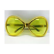 Samur Yeşilçam Temalı Gold Renk 7x16 cm Parti Gözlüğü