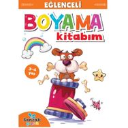 Sancak Yayınları Eğlenceli Boyama Kitabım - Turuncu Kitap 2-