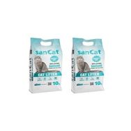 Sancat 2x10 lt Marsilya Sabunu Kokulu Premium Beyaz Kedi Kumu